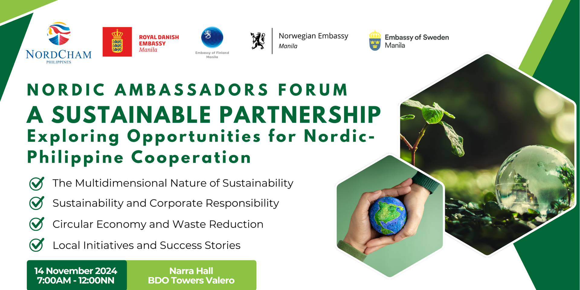 thumbnails NORDIC AMBASSADORS' FORUM: A SUSTAINABLE PARTNERSHIP