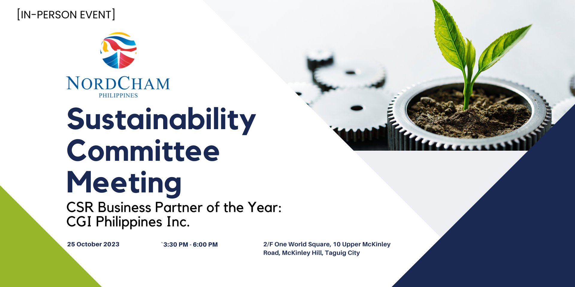 thumbnails SUSTAINABILITY COMMITTEE MEETING: CSR BUSINESS PARTNER OF THE YEAR | 25 OCTOBER 2023 | CGI, TAGUIG