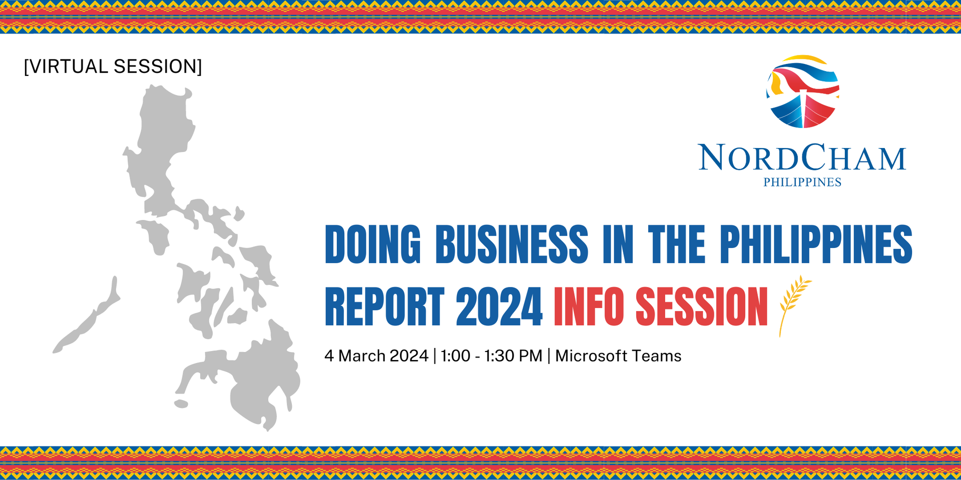 thumbnails INFO SESSION: NORDCHAM PHILIPPINES DOING BUSINESS IN THE PHILIPPINES REPORT 2024